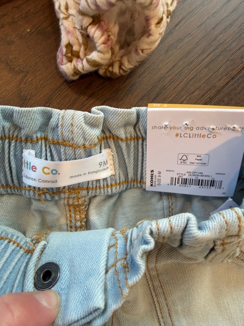 Zara/Little Co Baby Girl Bundle Size 9 Months - C39-059 - Picture 3 of 9
